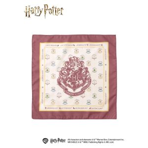 寮別プリントスカーフ〈ハリー・ポッター〉【スクール】【学生】【通学】【学校】