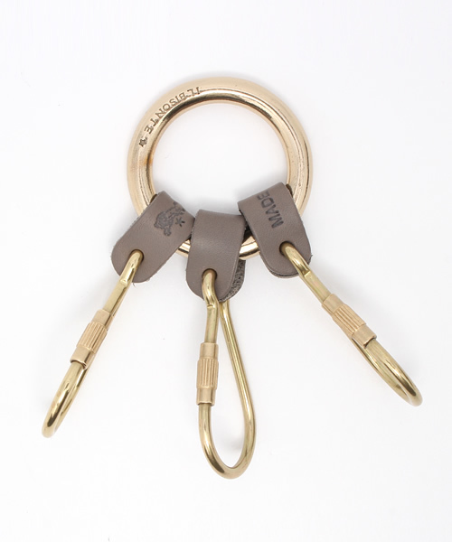 IL BISONTE キーホルダー / ORIGINAL LEATHER KEY HOLDER - 画像 (3)