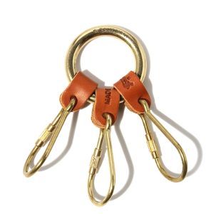 IL BISONTE キーホルダー / ORIGINAL LEATHER KEY HOLDER