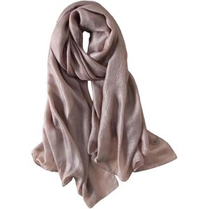 ストール ショール 大判 スカーフ 結婚式 パーティー 披露宴 羽織り 無地 薄手 オールシーズン UV対策(ブロンズ)