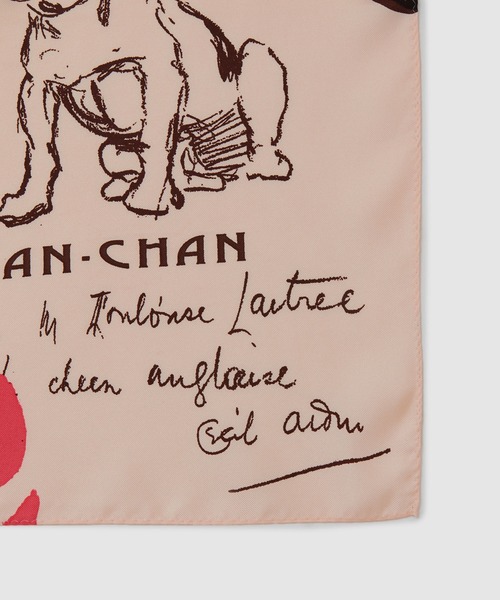 ROPE' スカーフ バンダナ ロートレックグラフィカルシルクスカーフ レディース - 画像 (6)