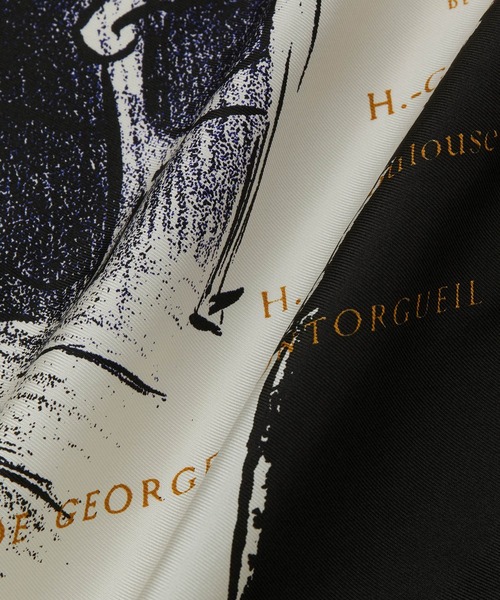 ROPE' スカーフ バンダナ ロートレックグラフィカルシルクスカーフ レディース - 画像 (9)