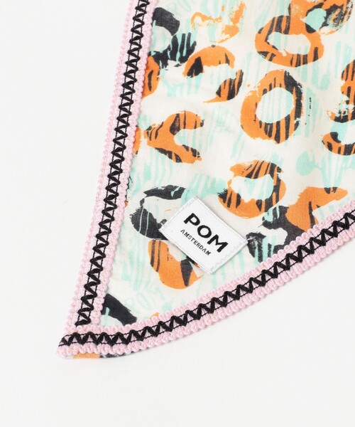 Ray BEAMS スカーフ バンダナ POM Amsterdam / Leopard Lush Shawl レディース - 画像 (6)