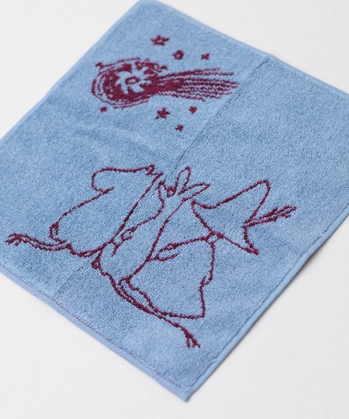 Hippopotamus ハンカチ TOWEL THINK LAB ムーミン x HIPPOPOTAMUSムーミン 80th ハンカチーフタオル レディース メンズ - 画像 (2)
