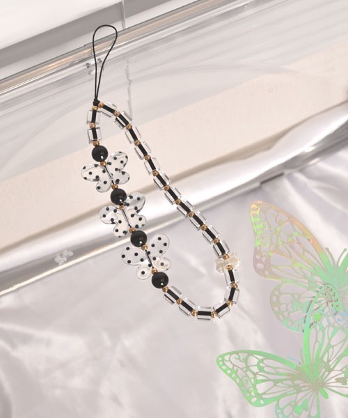 VIBGYOR Women キーホルダー 「urge select」アソートデザイン モノトーンカラー ストラップ - 画像 (3)