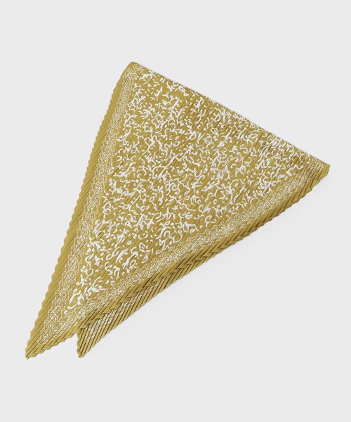 COUP DE CHANCE スカーフ バンダナ アラベスクプリーツスカーフ/旬カラー/バックやヘアにもアレンジ レディース - 画像 (3)