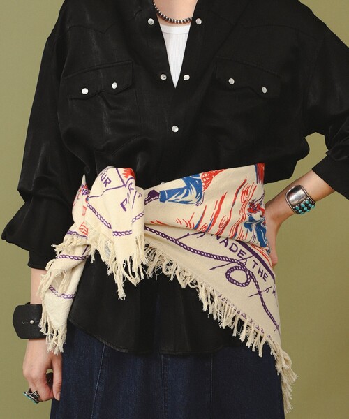 BINDU スカーフ バンダナ 「別注」BINDU / ウエスタン レディース - 画像 (4)