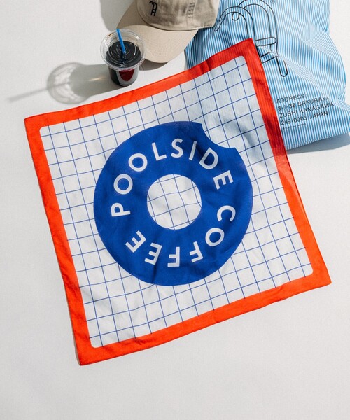 FREAK'S STORE スカーフ バンダナ 別注 POOLSIDE COFFEE BANDANA/プールサイドコーヒー レディース メンズ - 画像 (3)