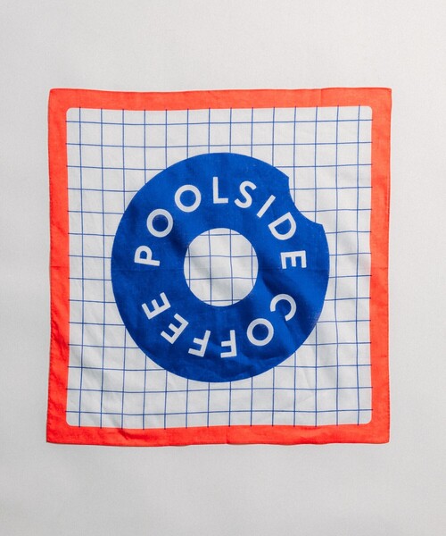 FREAK'S STORE スカーフ バンダナ 別注 POOLSIDE COFFEE BANDANA/プールサイドコーヒー レディース メンズ - 画像 (4)