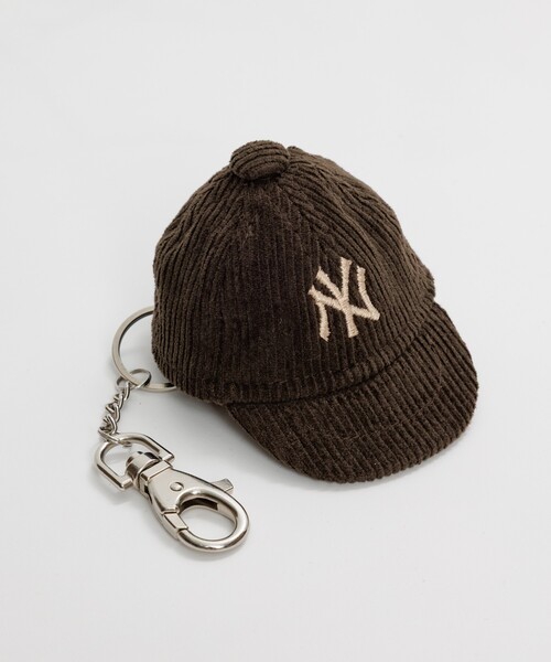FREAK'S STORE キーホルダー New Era × STORE/ニューエラ 別注 コーデュロイ ロゴキャップ チャーム