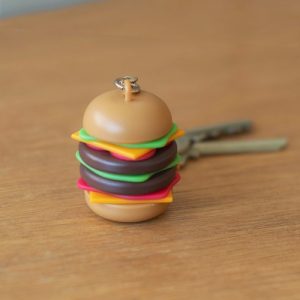 HIGHTIDE キーホルダー KIKKERLAND キッカーランド バーガーキーリング チャーム