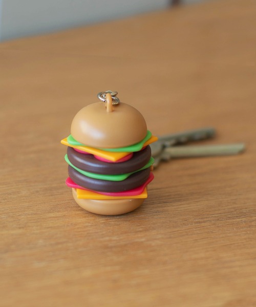 HIGHTIDE キーホルダー KIKKERLAND キッカーランド バーガーキーリング チャーム