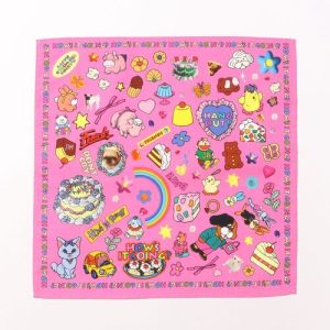 Rendez-Vous スカーフ バンダナ 「 LOVERY FRIENDS 」  ラブリーフレンズ　バンダナ　25S8 レディース メンズ