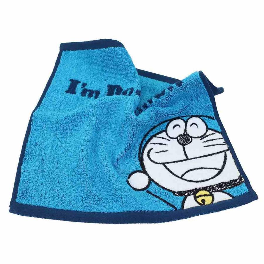 ドラえもんハンドタオル 抗菌防臭ジャガードハンカチタオル わーい アイムドラえもん I'mDoraemon キャラクター グッズ - 画像 (2)