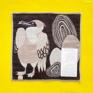 ガーゼハンカチ 川鵜 moritaMiW 3重ガーゼ dodo カワウ 送料200円 1万円以上送料無料