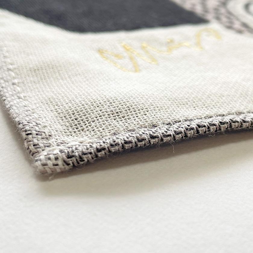 ガーゼハンカチ 川鵜 moritaMiW 3重ガーゼ dodo カワウ 送料200円 1万円以上送料無料 - 画像 (5)