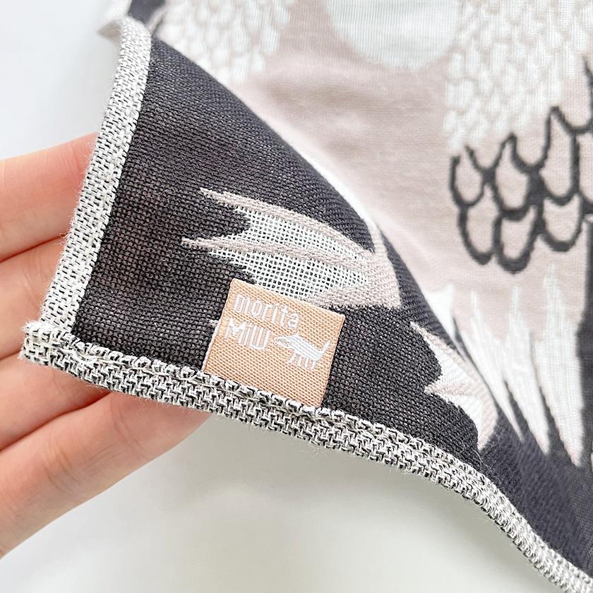 ガーゼハンカチ 川鵜 moritaMiW 3重ガーゼ dodo カワウ 送料200円 1万円以上送料無料 - 画像 (7)