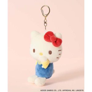 sanrio Sanrio グッズ キティ マロンクリーム ペックル キーホルダー ぬいぐるみ チャーム プレゼント コラボ Bleu Bleuet×サンリオキャラクターズマスコットチャーム