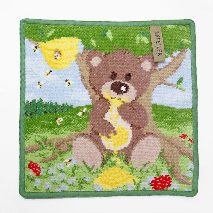 FEILER フェイラー ハンドタオル honey bear ハニー ベアー ハンカチ レディース 大人 女性 プレゼント ギフト