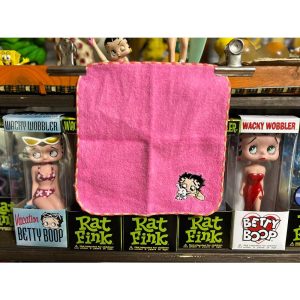 ベティーちゃん ベティブープ ミニ タオル(ピンク) 刺繍入り BTMT-02