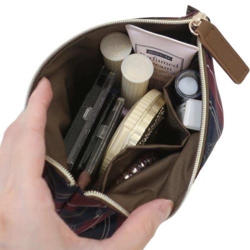 ムーミン 北欧 キャラクター コスメポーチ ジャガードティッシュポーチ スナフキン&リトルミイ ワタナベ - 画像 (2)