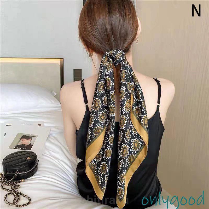 スカーフスカーフ 首巻き リボンスカーフ ストール レディースストール プリント 春 夏 秋 冬 アクセサリー おしゃれ - 画像 (6)