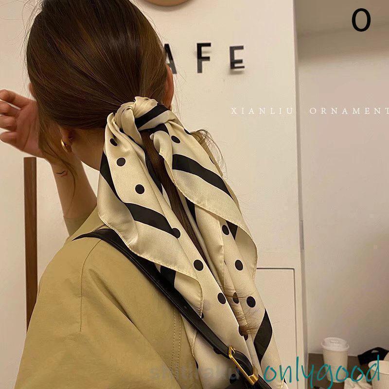 スカーフスカーフ 首巻き リボンスカーフ ストール レディースストール プリント 春 夏 秋 冬 アクセサリー おしゃれ - 画像 (7)