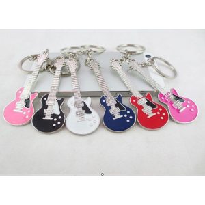【即納】1ケ キーホルダー ギター バッグチャーム 楽器チャーム プレゼントストラップ アクセサリー チェーン キーチャーム カンチェーン付全長12.8cm 7.7cm