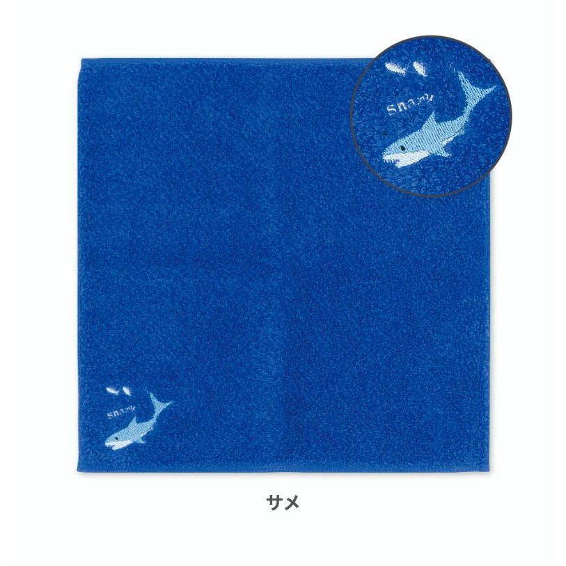 タオルハンカチ 国産 今治 水族館 海 オーガニックコットン 刺繍 グッズ 動物 雑貨 かわいい おしゃれ 個包装 プチギフト 500円 1000円 以下 レディース ギフト - 画像 (6)