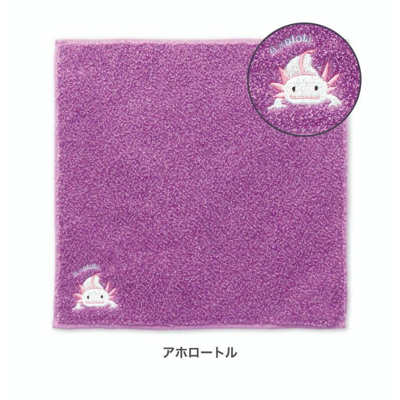 タオルハンカチ 国産 今治 水族館 海 オーガニックコットン 刺繍 グッズ 動物 雑貨 かわいい おしゃれ 個包装 プチギフト 500円 1000円 以下 レディース ギフト - 画像 (9)