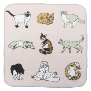 ミニタオル ガーゼタオル キャットフィーリング フレンズヒル