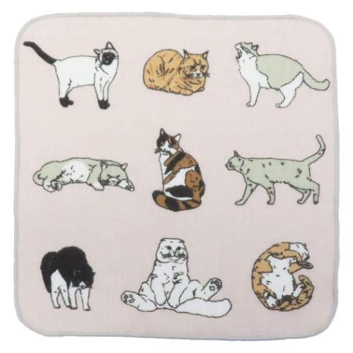 ミニタオル ガーゼタオル キャットフィーリング フレンズヒル