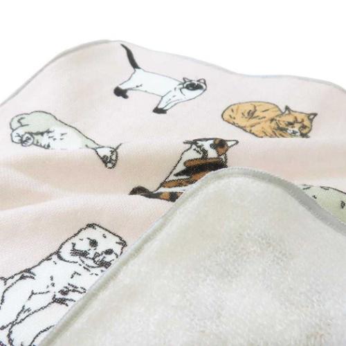 ミニタオル ガーゼタオル キャットフィーリング フレンズヒル - 画像 (2)