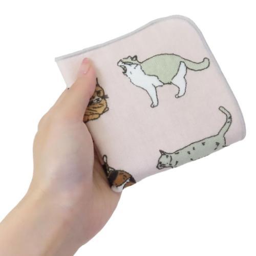 ミニタオル ガーゼタオル キャットフィーリング フレンズヒル - 画像 (3)