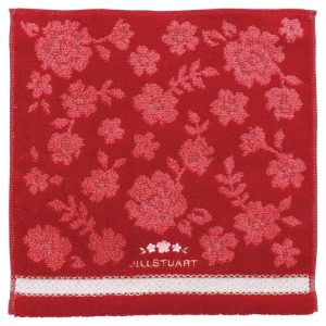 JILL STUART お彼岸 お供え ハンカチジルスチュアート ポンポネ タオルハンカチ レッド 送料無料 秋 2025