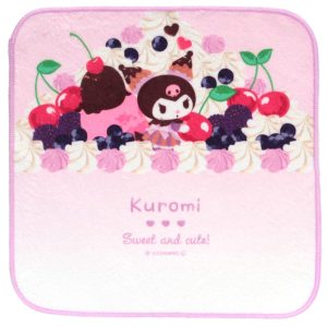 クロミ　ブーケ　タオルハンカチ　ブルーベリークレープ　パープル