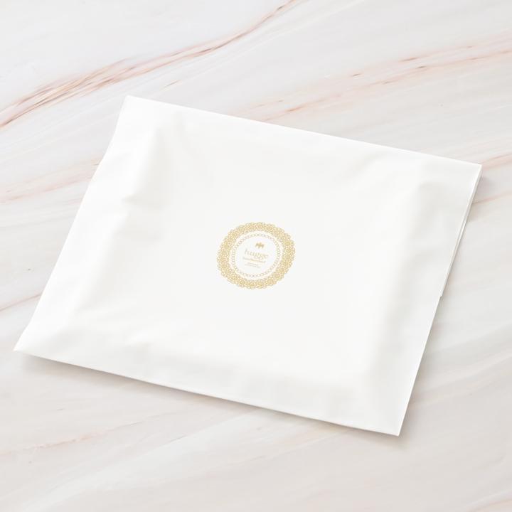 huggebridal ブライダル ハンカチ レディース プリンセス ウェディング 結婚式 花嫁 女性 フォーマル 冠婚葬祭 母の日 小物 白 お礼 ギフト 婚礼用 いい夫婦の日 家族婚 - 画像 (4)