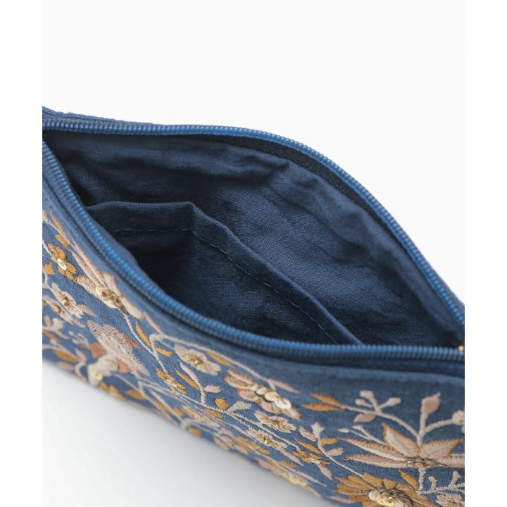 花鳥ビーズ刺繍 ティッシュケース ポーチ - 画像 (9)