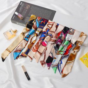 リボンスカーフ レディース スカーフ 棒タイスカーフ 高級感 上品 おしゃれ かわいい きれいめ デザイン豊富 女性 婦人 大人女子 派手 個性的 総