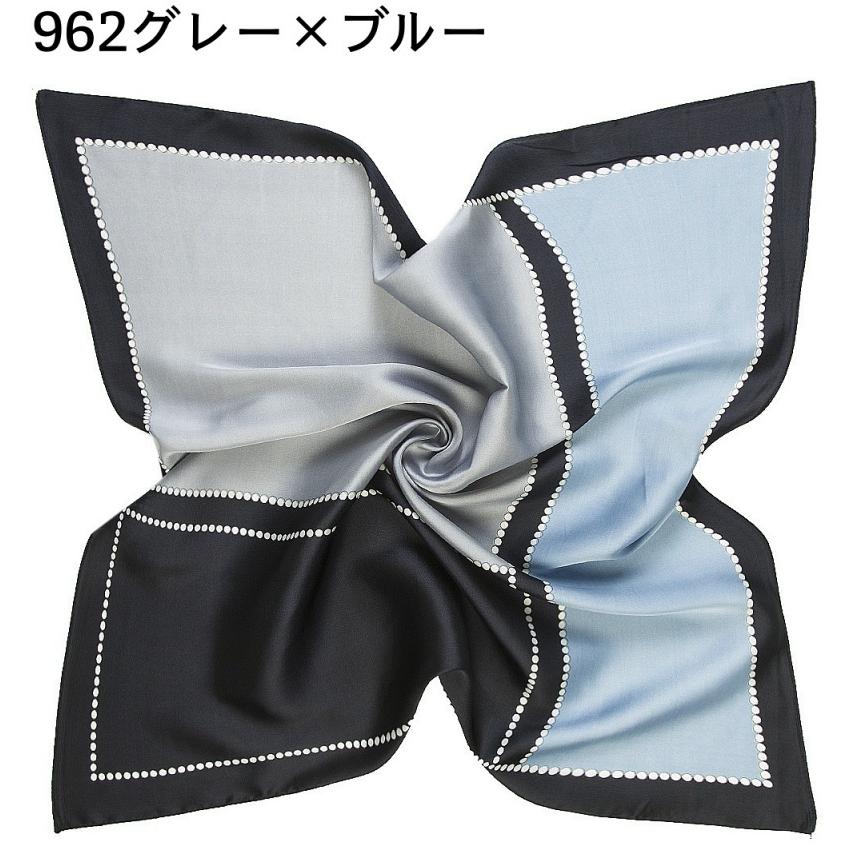 スカーフ 正方形 レディース バンダナ バッグスカーフ アレンジ多数 カラフル 鮮やか ストライプ ドット ハート リボン おしゃれ かわいい きれい - 画像 (5)