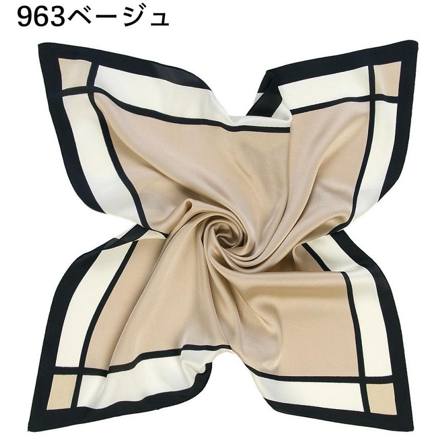 スカーフ 正方形 レディース バンダナ バッグスカーフ アレンジ多数 カラフル 鮮やか ストライプ ドット ハート リボン おしゃれ かわいい きれい - 画像 (6)