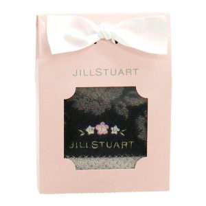 JILL STUART ジルスチュアート ポンポネ タオルハンカチ(ブラック)(58-3229090BK)