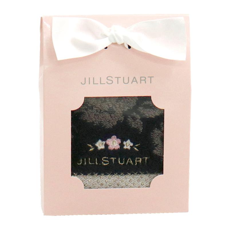 JILL STUART ジルスチュアート ポンポネ タオルハンカチ(ブラック)(58-3229090BK)