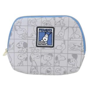 PEANUTS スヌーピー ミニポーチ ティッシュポーチ ブロックパターン ピーナッツ カミオジャパン