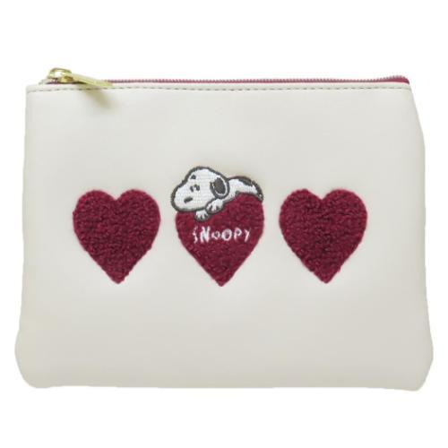 PEANUTS スヌーピー ティッシュポーチ ピーナッツ ミニポーチ キャラクター ハートとスヌーピー