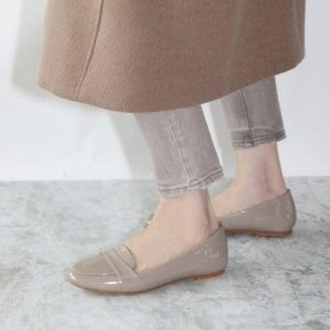 Fin フィン ラウンドコインローファー【低反発スポンジ入り】 （グレー）