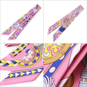 HERMES [化粧箱付属] Hermes エルメス ツイリー スカーフ 高級 シルク アクセサリー ハイブラ レディース 絹