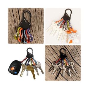 NITE IZE IZE キーラック プラスチックエスビナー#0×6個付き(取り外し可能) カラフル ※メール便発送