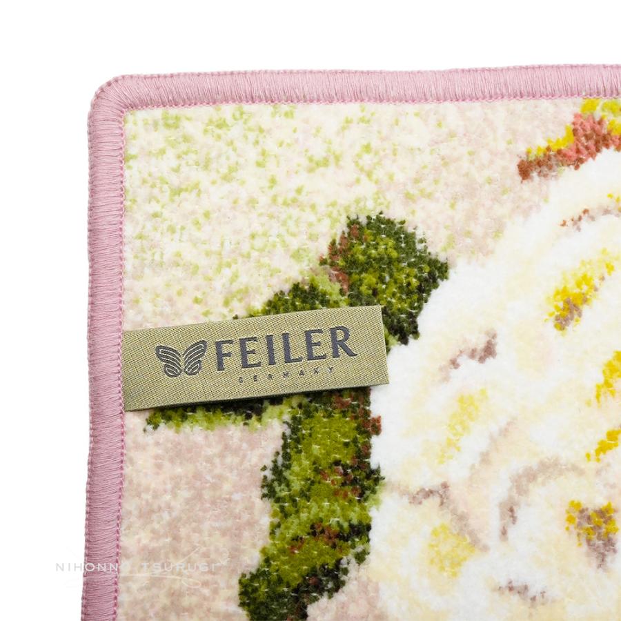 feiler 並行輸入品 フェイラー シークレットガーデン タオルハンカチ オールドローズ 30x30