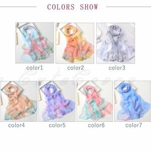 ストール 160cm*50cm スカーフ ロング レディース 長スカーフ マフラー 首巻き 小物 大判 アクセサリー 夏 UVカット 花柄 シフォン 花見 冷房対策